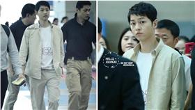 翻攝自宋仲基貼吧官芳微博 宋仲基抵台