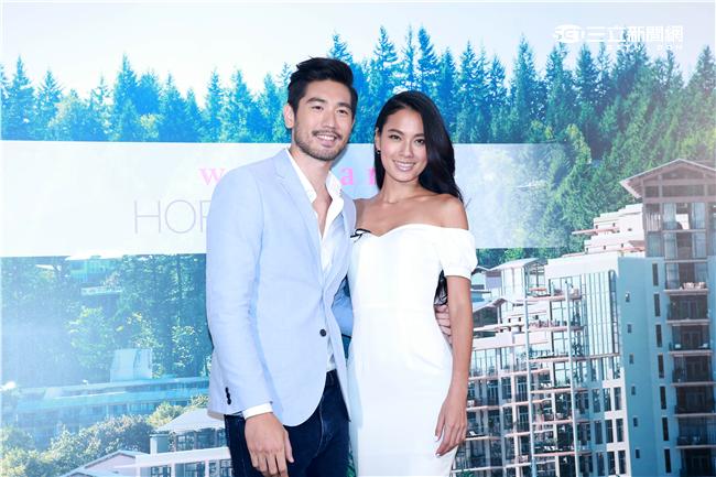 高以翔、王麗雅 西岸置業記者會