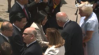 影／蔡英文訪雙巴　抵邁阿密見陳偉殷