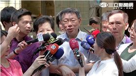 柯文哲上午赴東區巷弄視察「鄰里交通環境改善計畫」