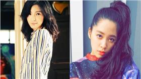 賴雅妍看歐陽妮妮。（圖／左翻攝自賴雅妍 雅口。吾妍臉書、右翻攝自歐陽妮妮臉書）