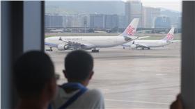 JD
華航新董座盼協調 儘早恢復航班
民航局25日要求華航加速恢復航班，華航新任董事長何
煖軒表示，會設法在中午後逐漸正常，朝恢復7到9成努
力。圖為民眾在松山機場觀景平台看飛機。
中央社記者徐肇昌攝 105年6月25日