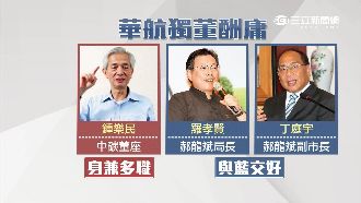 華航獨董分紅百萬　綠委嗆該換就換