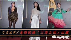 年度盛事／金曲紅毯「三美五怪」出爐
