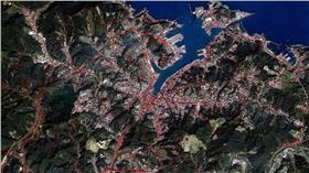 福衛二號基隆遙測影像