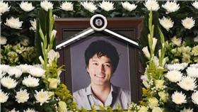 翻攝自體育朝鮮 金成珉告別式現場