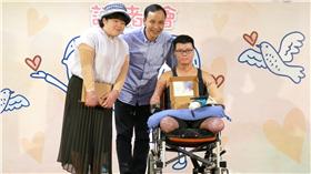 八仙,塵爆,傷患,朱立倫,復健
圖／新北市政府提供