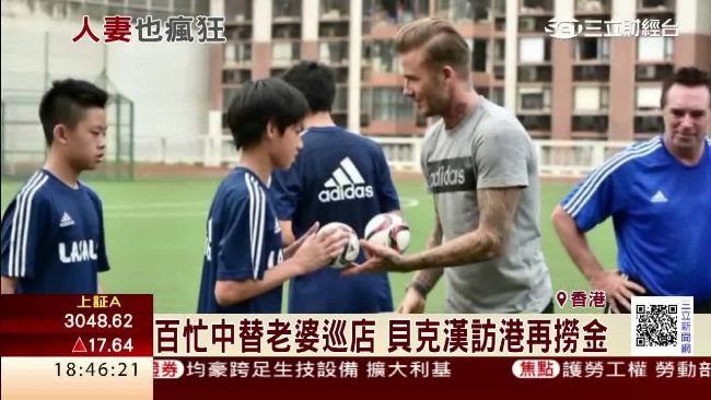 貝克漢魅力襲港！女星變粉絲爭搶合照
