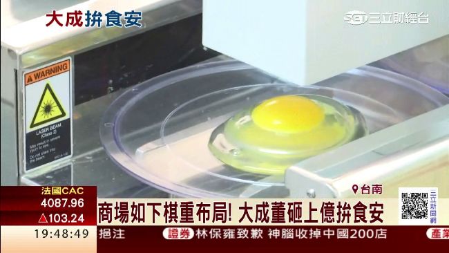 從商如下棋　大成多角化轉型、顧食安
