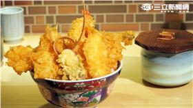 下町天丼秋光。（圖／記者簡佑庭攝影）