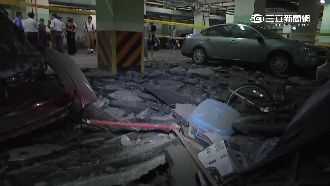 疑沼氣管線破裂　停車場爆炸毀7車