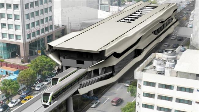 台中捷運綠線　最後吊梁作業完成