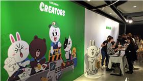 LINE,貼圖,原創,市集,講座
圖／中央社