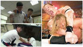 高職生,john cena,打鬥,格鬥（合成圖／翻攝自John Cena臉書、資料照）