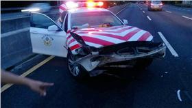 國道,車禍,追撞,警察,塞車
圖／翻攝畫面