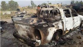 美伊聯軍空襲IS（圖／美聯社／達志影像）