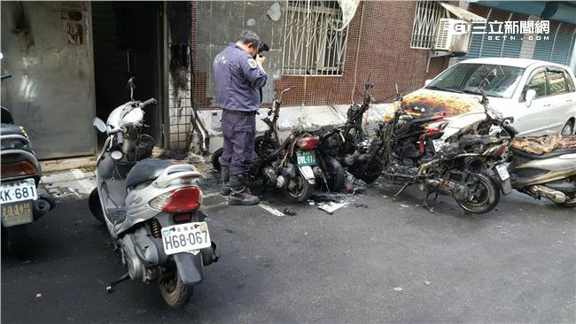孝子為癌母祈福　不慎火燒8輛汽機車
