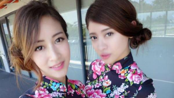 她穿旗袍露出那　鄉民褲子全「繃」壞