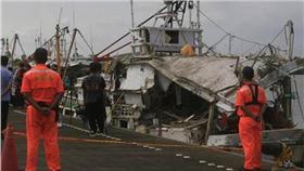  海軍金江軍艦,雄三飛彈,翔利昇漁船（中央社）