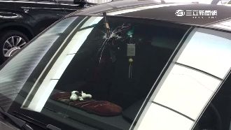 1天2起！　中捷掉落物穿刺車玻璃