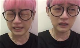 濱小步開臉書直播控訴秦偉。（圖／翻攝自濱小步臉書）