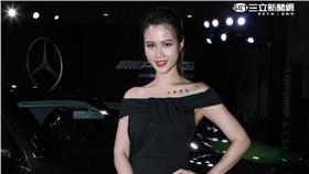 2016台北國際新車展正妹車模蛋蛋。（記者邱榮吉/攝影）16:9