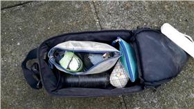 疑似爆裂物　圖／翻攝畫面