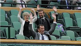 貝克漢,David Beckham,溫布頓,圖／每日郵報