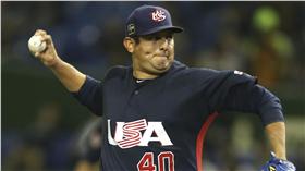 桃猿新洋投賽格威（圖／美聯社／達志影像）