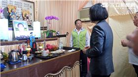 飛彈誤射,蔡英文弔唁