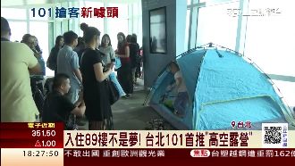 全球摩天樓首例！101推高空露營