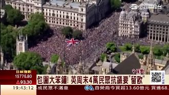 英萬人上街喊二次公投　女王籲冷靜