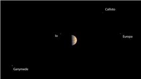 美國國家航空暨太空總署（NASA）宣布，無人太空船朱諾號（Juno）開始嘗試進入木星軌道。（圖／翻攝自NASA）