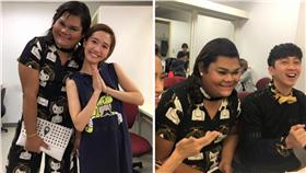 圖翻攝自Happy Polla lulu  臉書 與lulu 陳漢典 綜藝大熱門錄影 合成圖