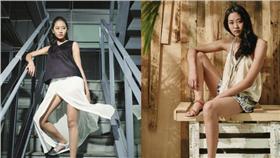 ▲TEVA粉藍涼鞋與緹花織帶反車設計的TEVA涼鞋（圖／業者提供）