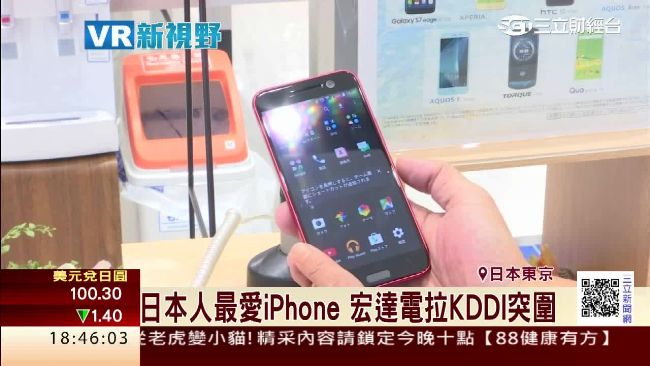 日人最愛蘋果！hTC拉KDDI突圍