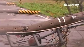 尼伯特17級強風　路燈屋舍恐被吹毀