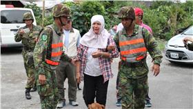 颱風尼伯特,撤離,花蓮縣光復鄉大興村,圖／中央社