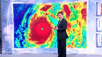 尼伯特逼近！瞬間最大陣風已逾17級