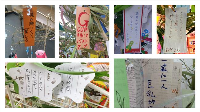 七夕許願短冊　太KUSO網友笑翻