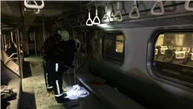 松山火車站區間車爆炸－圖／民眾提供