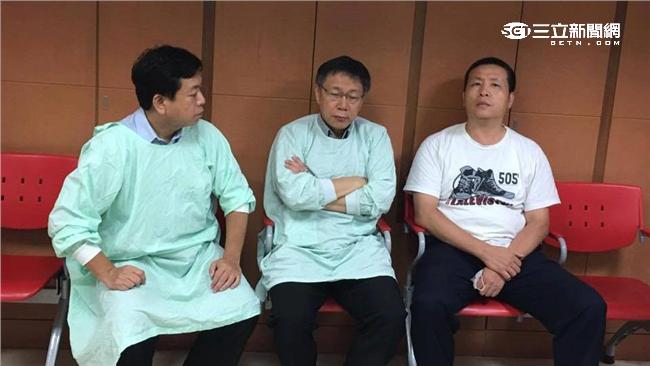 探視爆炸傷者　柯P：市府要居安思危