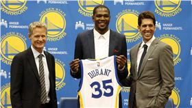 Kevin Durant加盟記者會,NBA（ap）