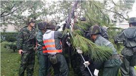 國軍救災／翻攝自國防部發言人臉書