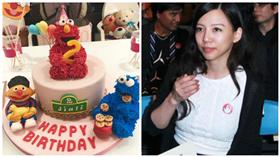 王力宏,王靚蕾,翻糖蛋糕(翻攝王力宏臉書)