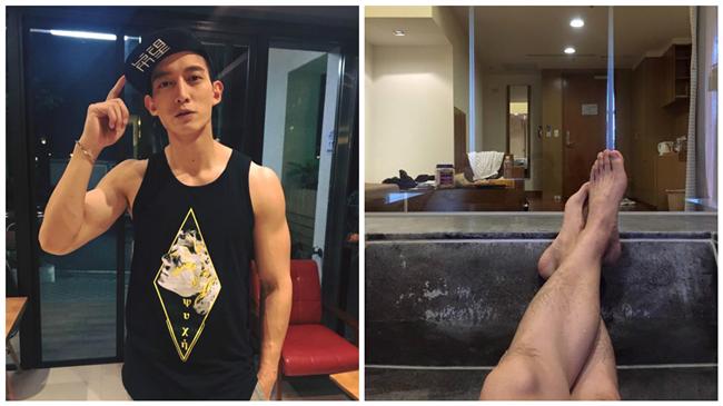 男星飯店享受泡湯　裸體差點被看光光