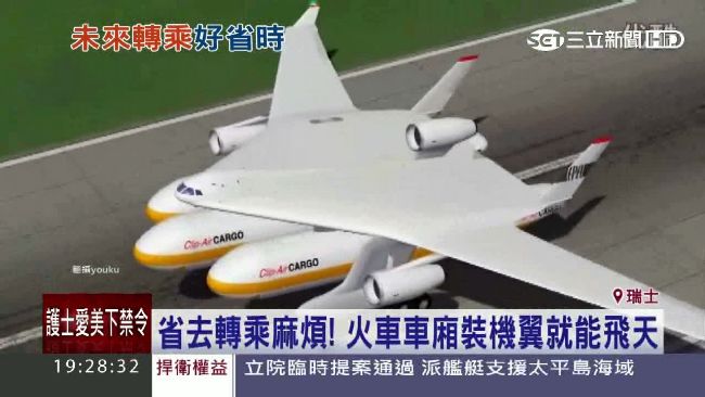 省時省成本！火車與飛機二合一有望？