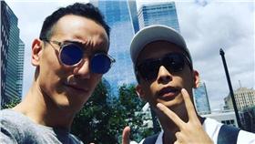 王陽明目睹911 圖／翻攝自王陽明臉書