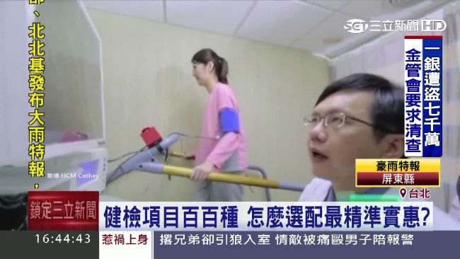 健檢項目百百種！專家：依狀況選配套