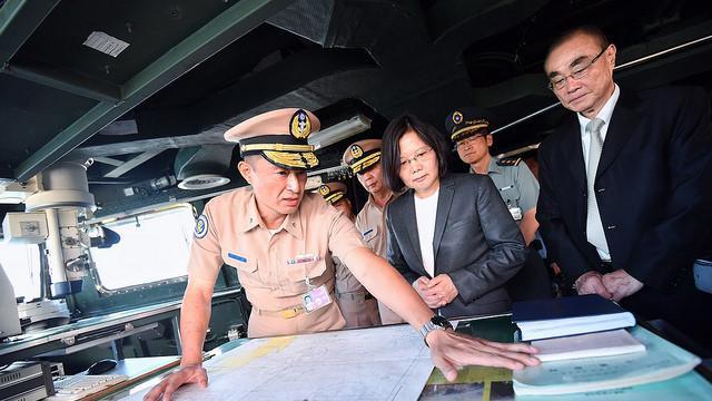提前出航　蔡英文：迪化艦象徵台主權